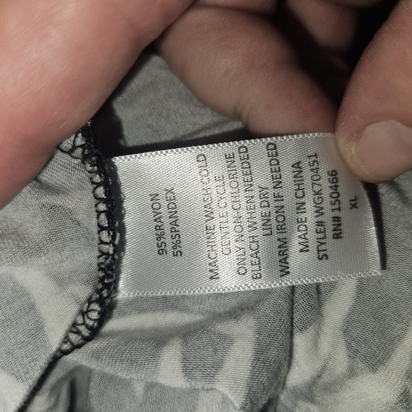 41 Hawthorn Womans V Neck Short Sleeve Dress Size Xl - Picture 11 of 11